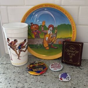 Vintage 1970s-1980s McDonald’s items